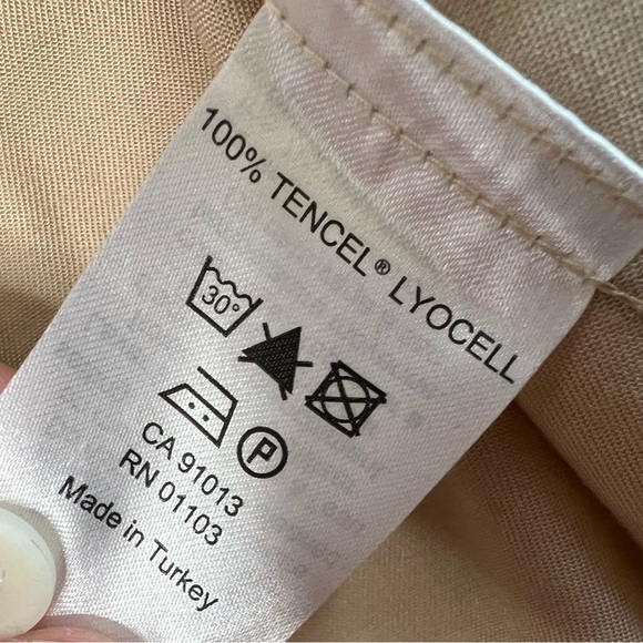 Jack Victor Men's Tencel Button Up Shirt Tan XL NEW 922 - Picture 5 of 5